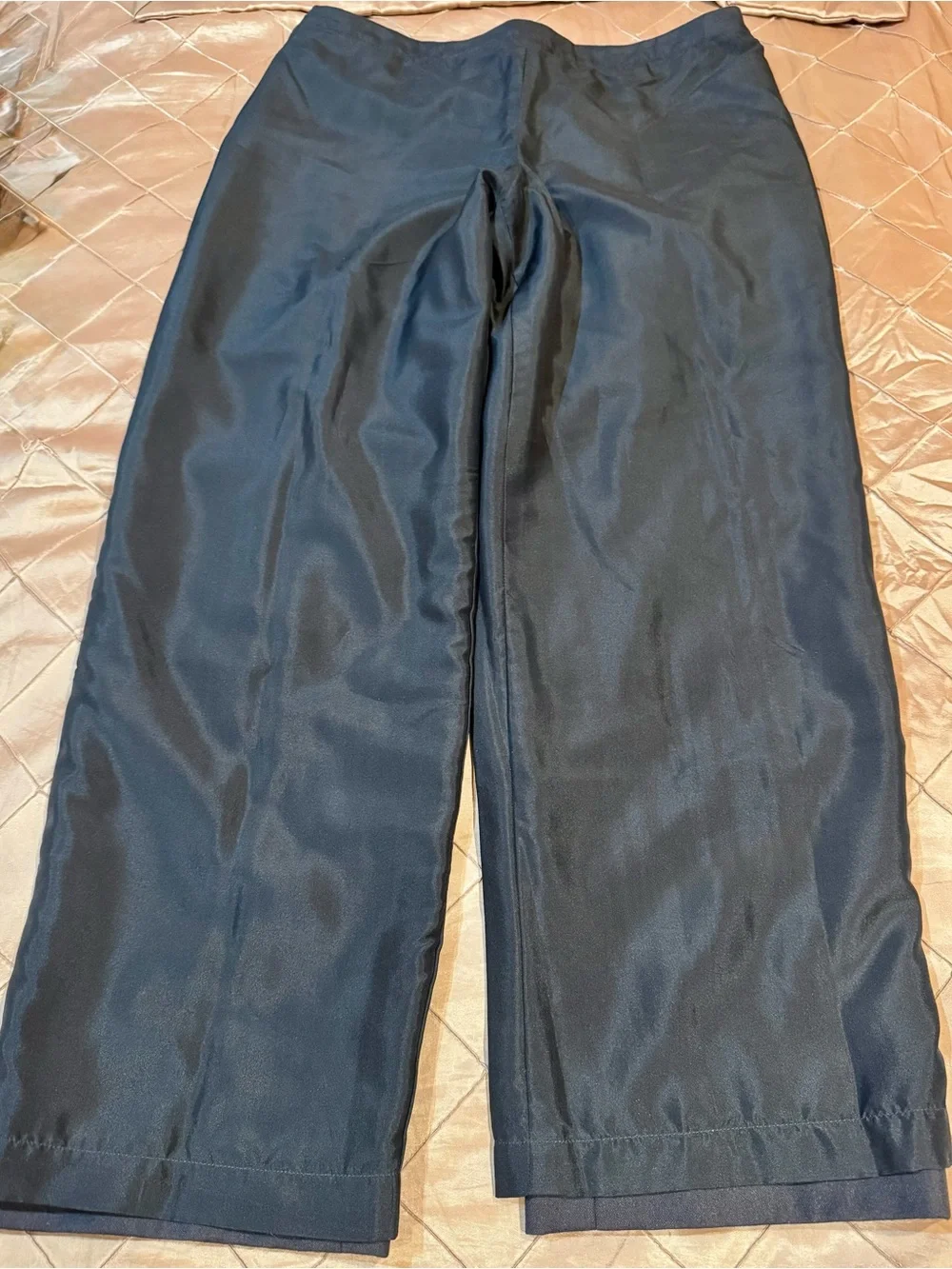 CHANEL Black Womens Dress Trousers, fully lined, elegant style, size 46